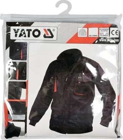 Jaka darbam Yato (YT-80141), melna/sarkana cena un informācija | Darba apģērbi | 220.lv