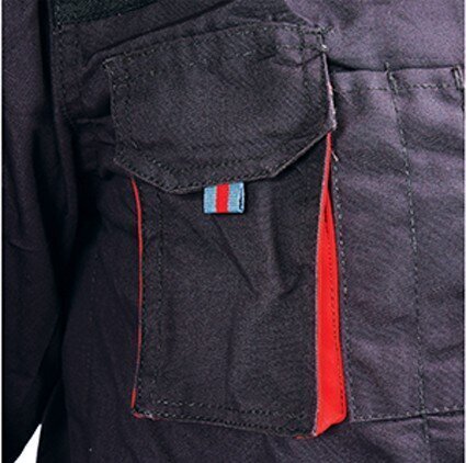 Jaka darbam Yato (YT-80141), melna/sarkana cena un informācija | Darba apģērbi | 220.lv