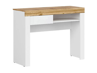 Письменный стол BRW Holten 1S, белый/коричневый цена и информация | Компьютерные, письменные столы | 220.lv