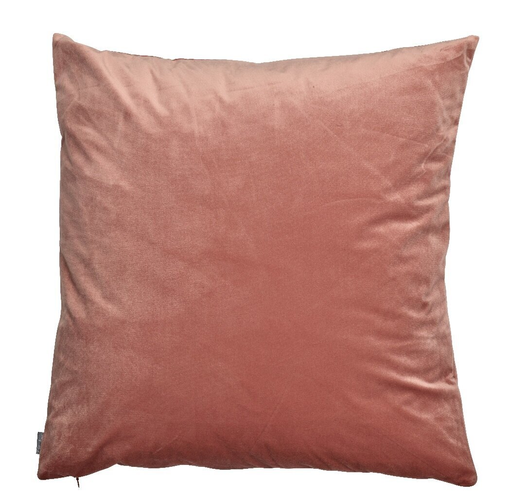 MogiHome spilvena pārsegs Bea Velvet, persiku rozā krāsā, 60 x 60 cm 6gab cena un informācija | Dekoratīvie spilveni un spilvendrānas | 220.lv