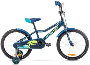 Bērnu velosipēds Romet Tom 20" 2021, zils/zaļš cena un informācija | Velosipēdi | 220.lv