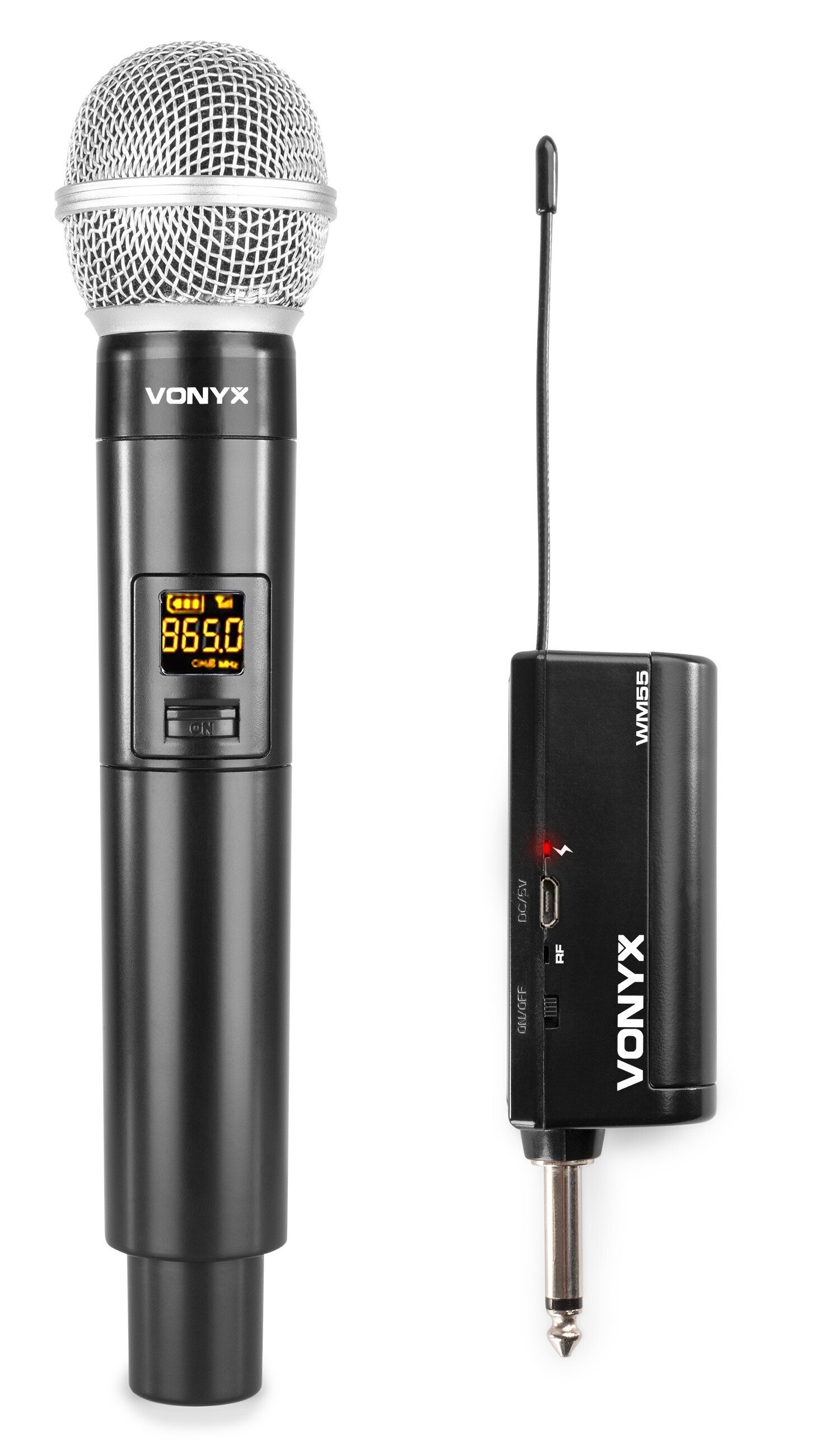 Bezvadu mikrofons, Vonyx WM55 Plug-and-Play UHF cena | 220.lv