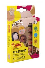 Набор ластилина Jovi Multicultural Colors, 6 цветов цена и информация | Принадлежности для рисования, лепки | 220.lv