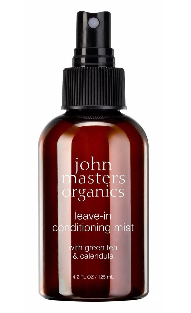 Nenoskalojama kondicionējoša migla matiem John Masters Organics Green Tea & Calendula Leave-In Conditioning Mist, 125 ml cena un informācija | Matu uzlabošanai | 220.lv