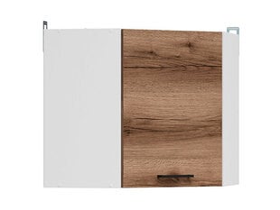 Подвесной угловой шкаф BRW Junona Line LP, темно-коричневый цена и информация | Кухонные шкафчики | 220.lv