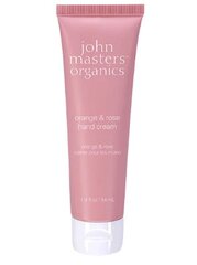 Roku krēms ar rozēm un apelsīniem John Masters Organics Orange & Rose Hand Cream, 54 ml cena un informācija | Ķermeņa krēmi, losjoni | 220.lv