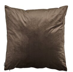 MogiHome spilvena pārsegs Bea Velvet, brūnā krāsā, 50 x 50 cm cena un informācija | Dekoratīvie spilveni un spilvendrānas | 220.lv