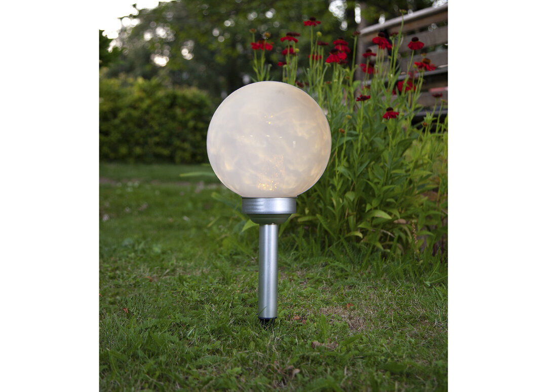 Dārza lampa ar saules paneli Luna цена и информация | Āra apgaismojums | 220.lv