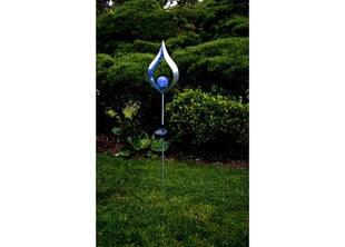 Dārza lampa ar saules paneli Melilla, zils tonis cena un informācija | Āra apgaismojums | 220.lv