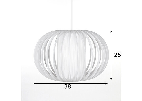 Griestu lampa Plastband, balta, 1x 60 W cena un informācija | Griestu lampas | 220.lv