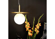 Griestu lampa Art Deco, balta/misiņa toņa, 42 W цена и информация | Griestu lampas | 220.lv