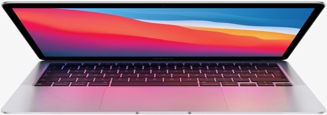 Apple MacBook Air 13” M1 8C CPU, 7C 8/256GB Silver RUS MGN93RU/A цена и информация | Portatīvie datori | 220.lv