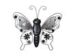 Sienas lampa ar saules paneli Butterfly cena un informācija | Āra apgaismojums | 220.lv