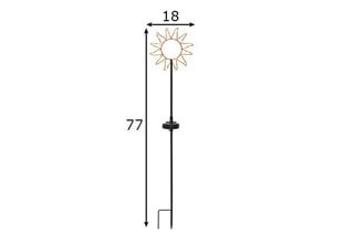 Dārza lampa ar saules paneli Sunny cena un informācija | Āra apgaismojums | 220.lv