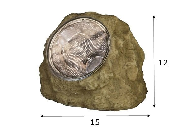 Dārza lampa ar saules paneli Kivi, 3 LED цена и информация | Āra apgaismojums | 220.lv