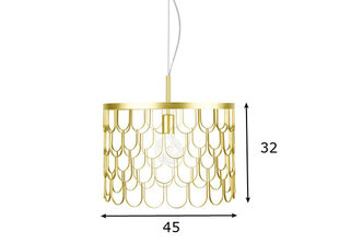 Griestu lampa Gatsby, misiņa krāsas цена и информация | Потолочные светильники | 220.lv