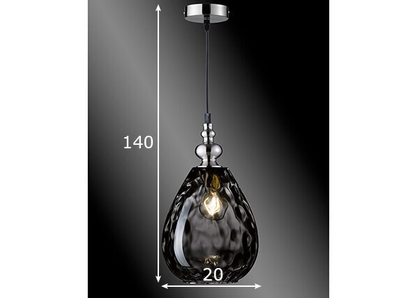 Griestu lampa Uller, dūmakaina toņa cena un informācija | Griestu lampas | 220.lv