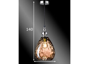 Griestu lampa Uller, dzintara toņa cena un informācija | Piekaramās lampas | 220.lv