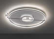 Griestu lampa Bug LED, alumīnija/hroma toņa, 42 W/5300 lm cena un informācija | Griestu lampas | 220.lv