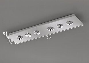 Потолочная лампа LED Cap, никель цена и информация | Потолочные светильники | 220.lv