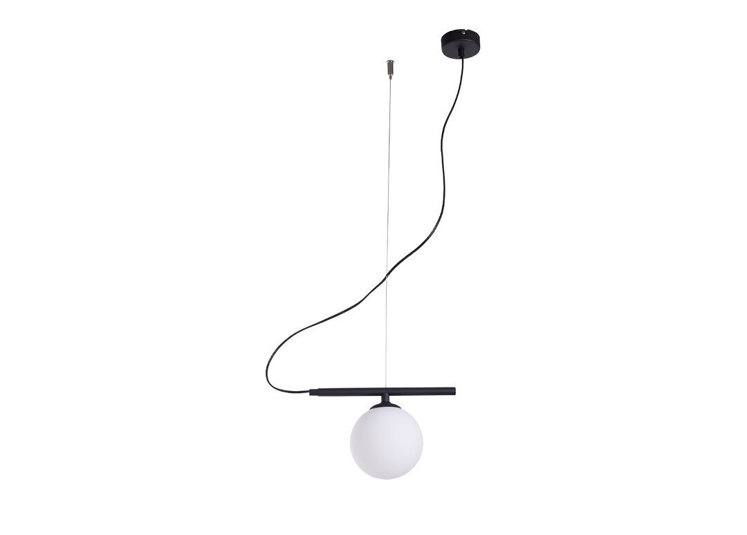 Griestu lampa Beryl, melna/balta, 1x 40 W cena un informācija | Piekaramās lampas | 220.lv