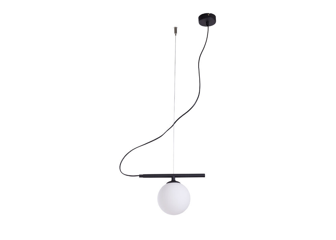 Griestu lampa Beryl, melna/balta, 1x 40 W cena un informācija | Lustras | 220.lv