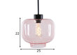 Griestu lampa Ritz, rozā, 1x 60 W cena un informācija | Piekaramās lampas | 220.lv