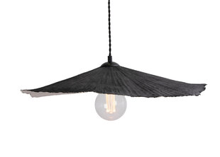 Griestu lampa Tropez, melna, 1x 60 W cena un informācija | Piekaramās lampas | 220.lv