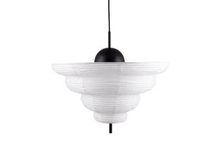 Griestu lampa Kyoto, balta/melna, 1x 60 W cena un informācija | Piekaramās lampas | 220.lv