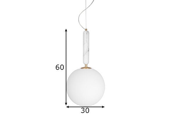 Griestu lampa Torrano, balta, 40 W cena un informācija | Piekaramās lampas | 220.lv