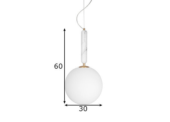 Griestu lampa Torrano, balta, 40 W cena un informācija | Lustras | 220.lv