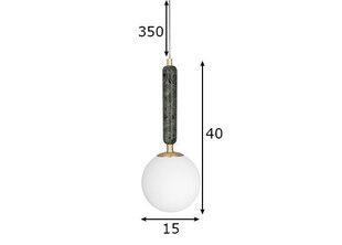 Griestu lampa Torrano, zaļa/balta, 40 W цена и информация | Потолочные светильники | 220.lv