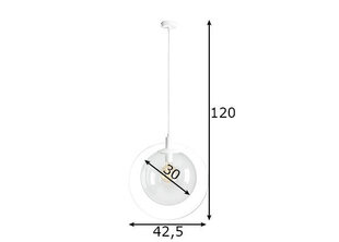 Griestu lampa Aura, balta cena un informācija | Lustras | 220.lv