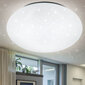 LED griestu plafons Lukida, 40, balts, ar 18 W, 1800 lm spuldzēm, zvaigžņotu debesu efektu, tālvadības pults cena un informācija | Griestu lampas | 220.lv