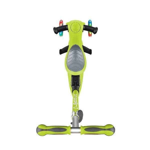 Bērnu skrejritenis, Globber GO UP Deluxe Lights Lime Green, zaļš cena un informācija | Skrejriteņi | 220.lv