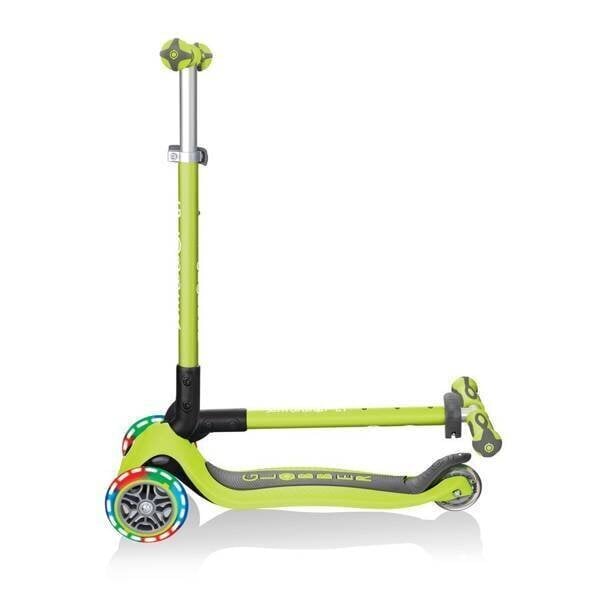 Bērnu skrejritenis, Globber GO UP Deluxe Lights Lime Green, zaļš цена и информация | Skrejriteņi | 220.lv