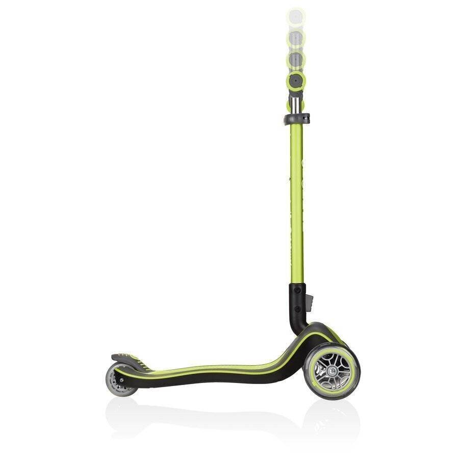 Bērnu skrejritenis, Globber Elite Deluxe Lights Lime Green, zaļš цена и информация | Skrejriteņi | 220.lv