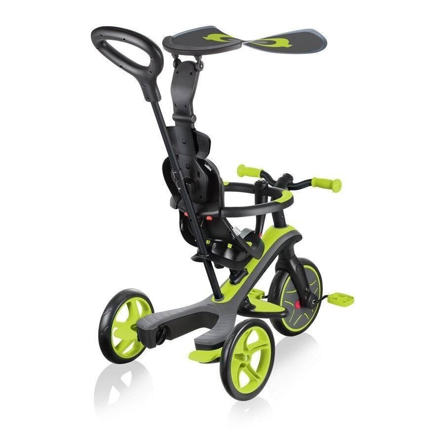 Balansa velosipēds (4 vienā), Globber Explorer Trike Lime Green (4 in 1) cena un informācija | Balansa velosipēdi | 220.lv