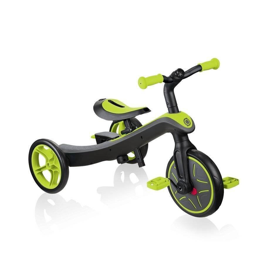 Balansa velosipēds (4 vienā), Globber Explorer Trike Lime Green (4 in 1) цена и информация | Balansa velosipēdi | 220.lv