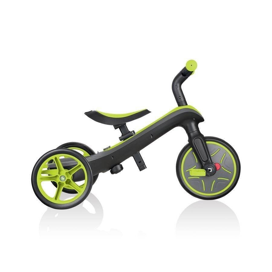 Balansa velosipēds (4 vienā), Globber Explorer Trike Lime Green (4 in 1) цена и информация | Balansa velosipēdi | 220.lv
