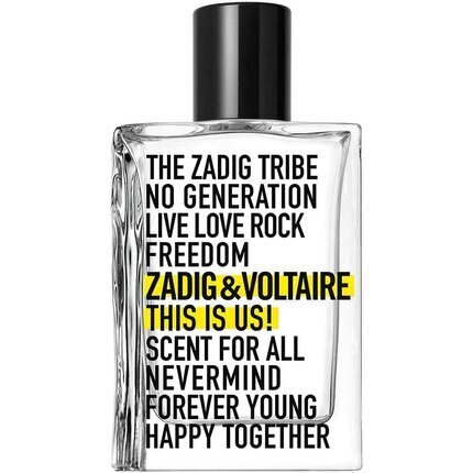 Tualetes ūdens Zadig & Voltaire This is Us EDT sievietēm un vīriešiem 30 ml цена и информация | Sieviešu smaržas | 220.lv