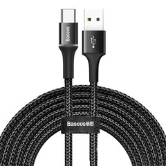 Kabelis Baseus LED USB / USB Type C 3m 2A CATGH-E01 cena un informācija | Savienotājkabeļi | 220.lv