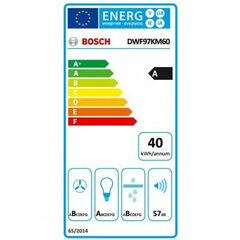 Bosch DWF97KM60 cena un informācija | Tvaika nosūcēji | 220.lv