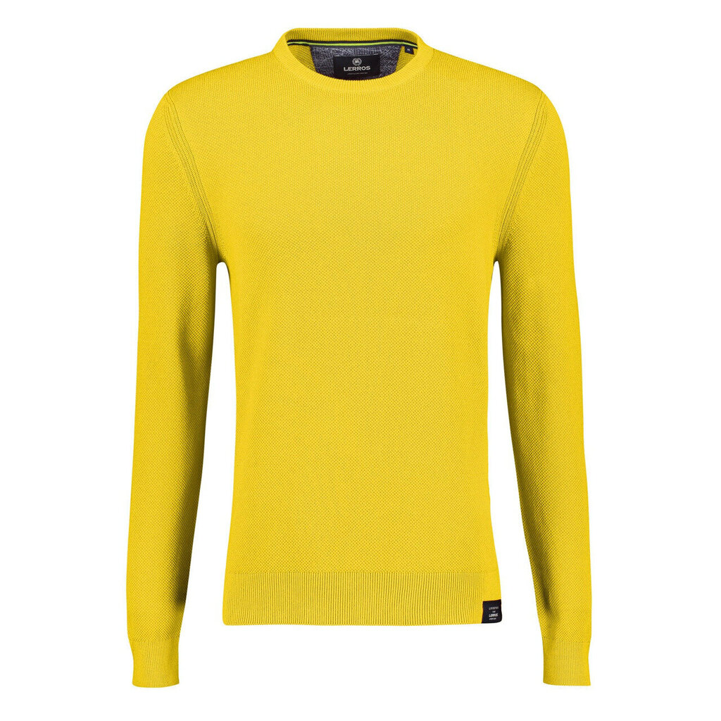 Džemperis vīriešiem LERROS 2085001, dzeltens cena un informācija | Vīriešu džemperi | 220.lv