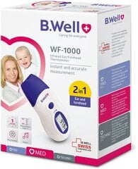 Термометр медицинский B.Well WF-1000, инфракрасный цена и информация | Термометры | 220.lv