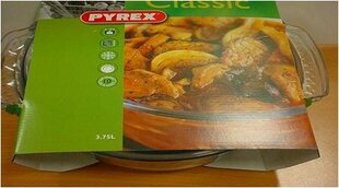 Pyrex trauks cepšanai - sautēšanai, 4,5 l cena un informācija | Cepamais papīrs, trauki, formas | 220.lv