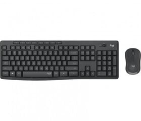 Беспроводная клавиатура Logitech MK295 Silent Combo, серая цена и информация | Клавиатуры | 220.lv