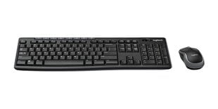 Беспроводная клавиатура Logitech MK270 (CZ) Combo, черная цена и информация | Клавиатуры | 220.lv