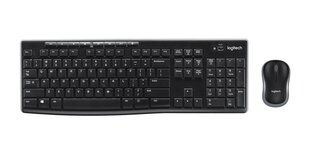 Беспроводная клавиатура Logitech MK270 (CZ) Combo, черная цена и информация | Клавиатуры | 220.lv