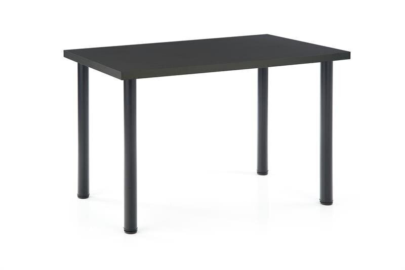 Pusdienu galds Halmar Modex 2 120, tumši pelēks/melns cena un informācija | Virtuves galdi, ēdamgaldi | 220.lv